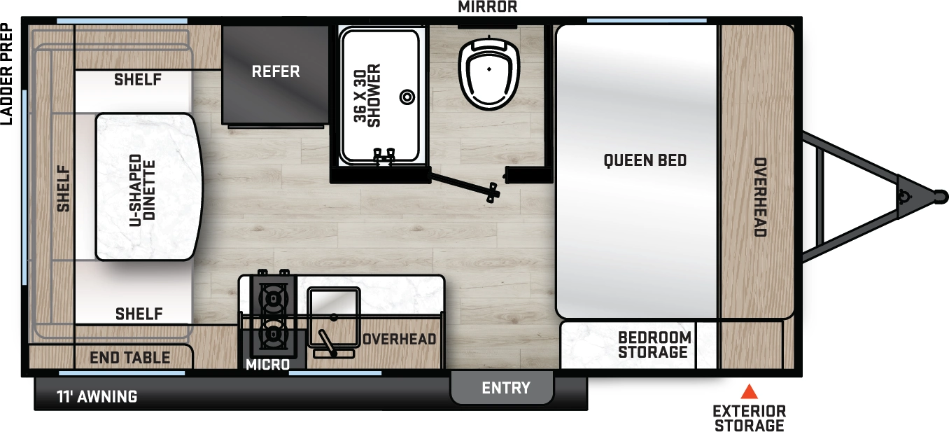 Aurora Light 15RDX Floorplan